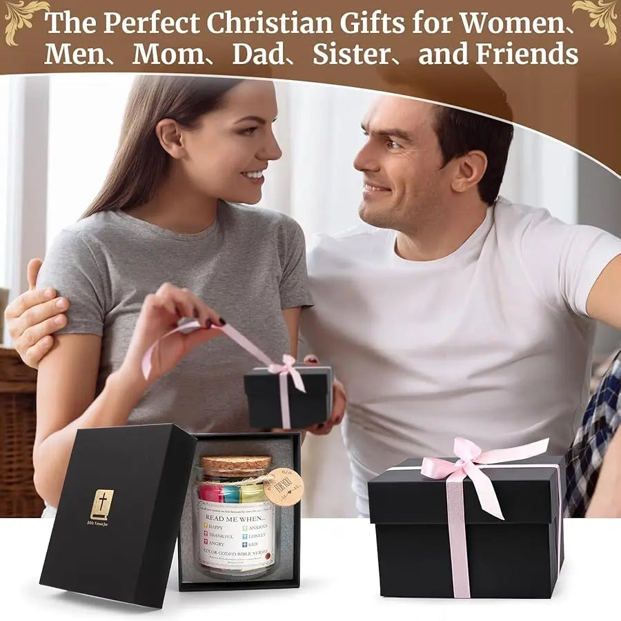 Bible Verse Glass Jar Spanish & English Christian Prayer Jar